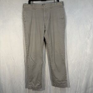 J Crew The Sutton Plaid Lined Pants Gray Men's Size True Fit Of 34x30 Flat Front